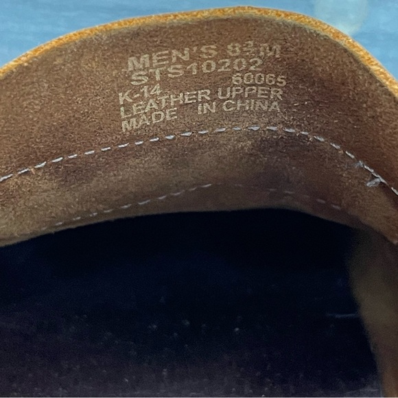 Sperry Men’s Leather Slip on Loafer Shoe Size 8.5 Brown STS10202 Preowned - Picture 6 of 9